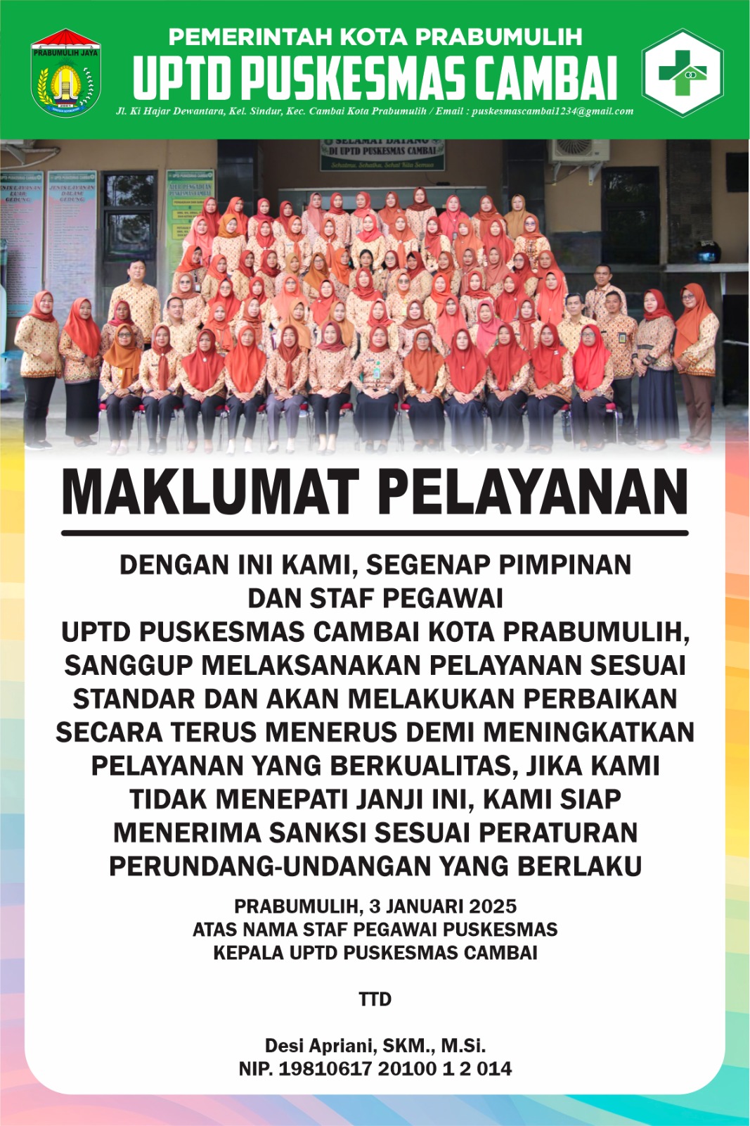 MAKLUMAT PELAYANAN